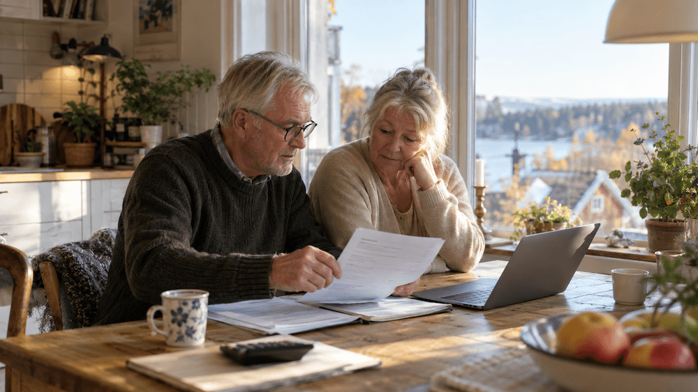 Pensionär med elavtal i hemmet
